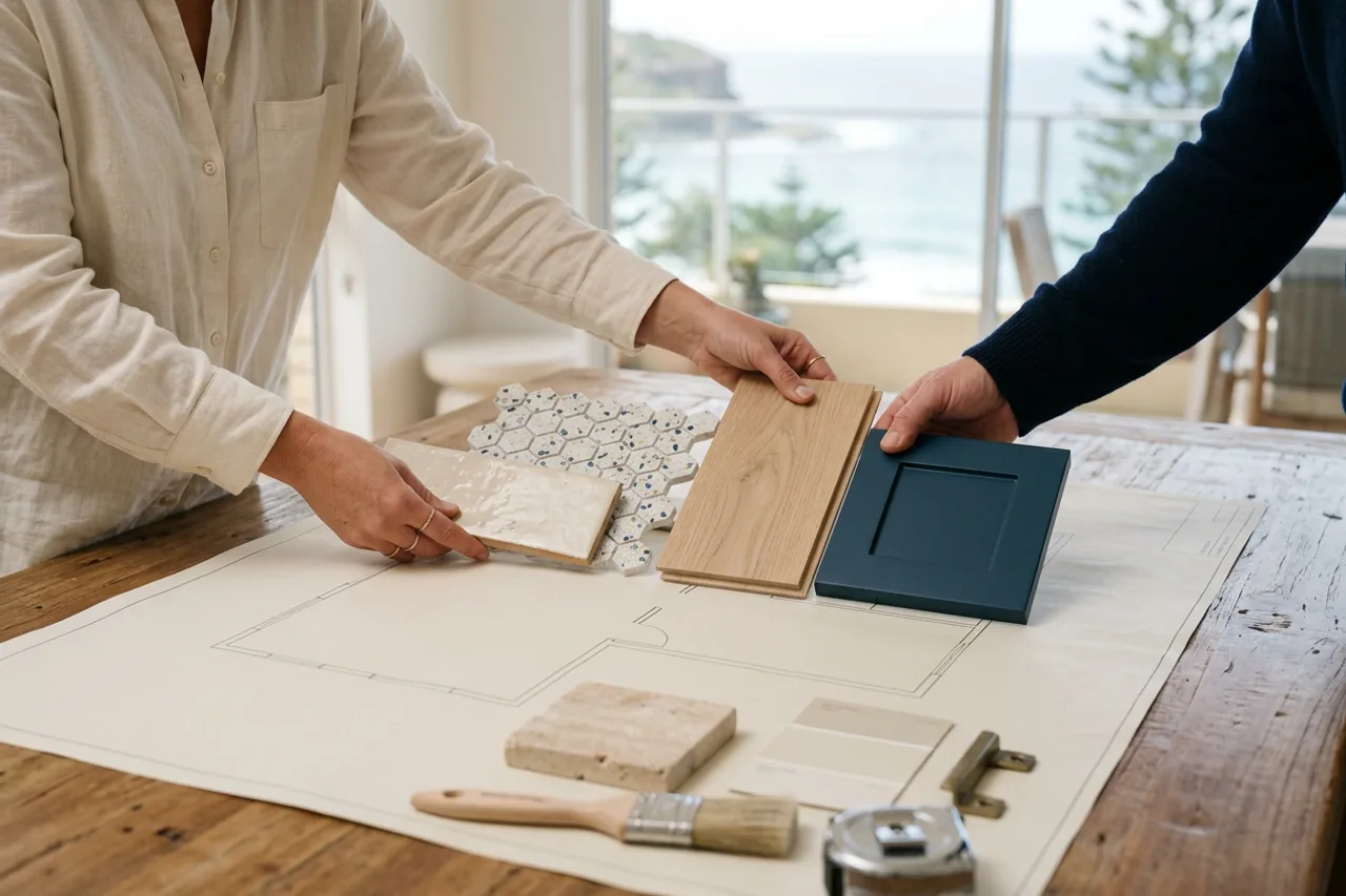 Renovation materials and planning samples